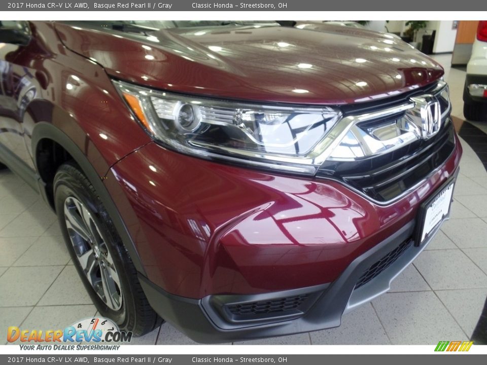 2017 Honda CR-V LX AWD Basque Red Pearl II / Gray Photo #10