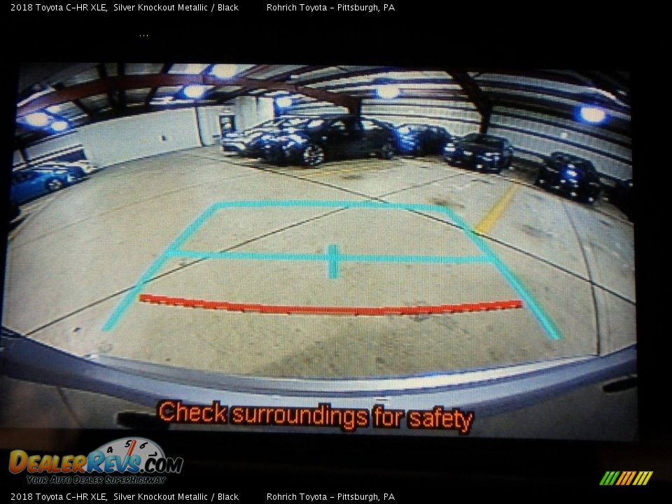 2018 Toyota C-HR XLE Silver Knockout Metallic / Black Photo #12