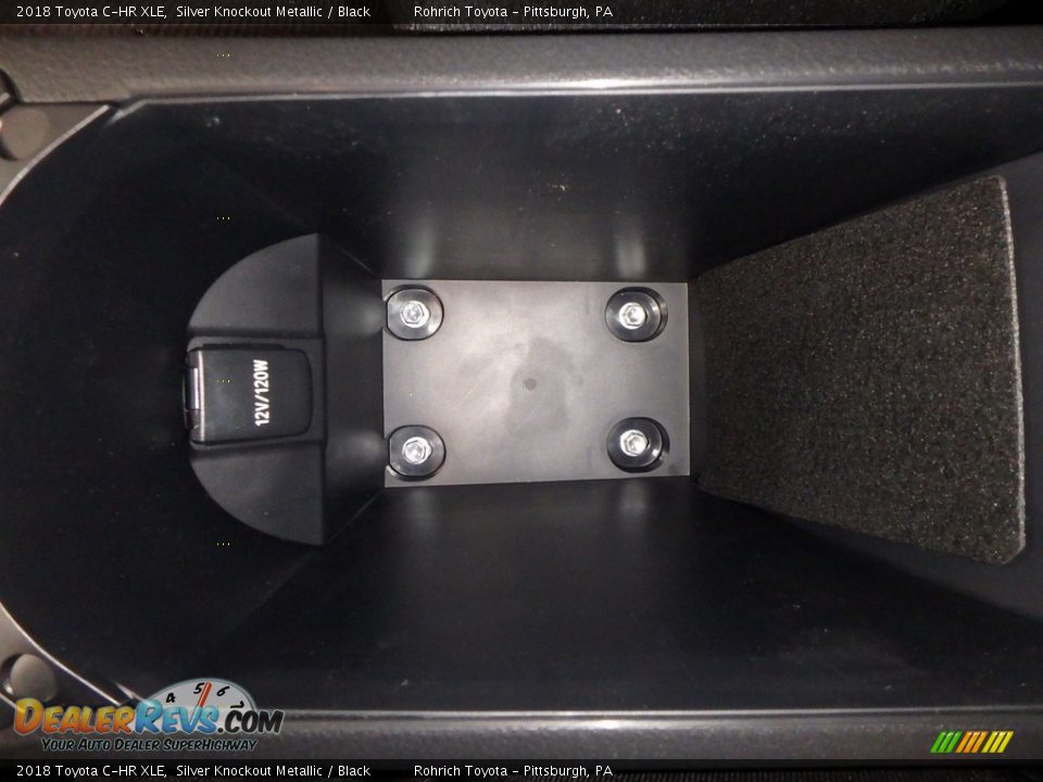 2018 Toyota C-HR XLE Silver Knockout Metallic / Black Photo #14