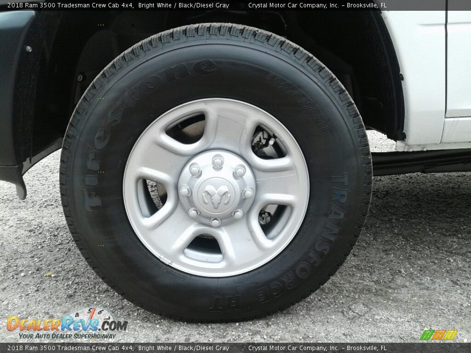 2018 Ram 3500 Tradesman Crew Cab 4x4 Bright White / Black/Diesel Gray Photo #20