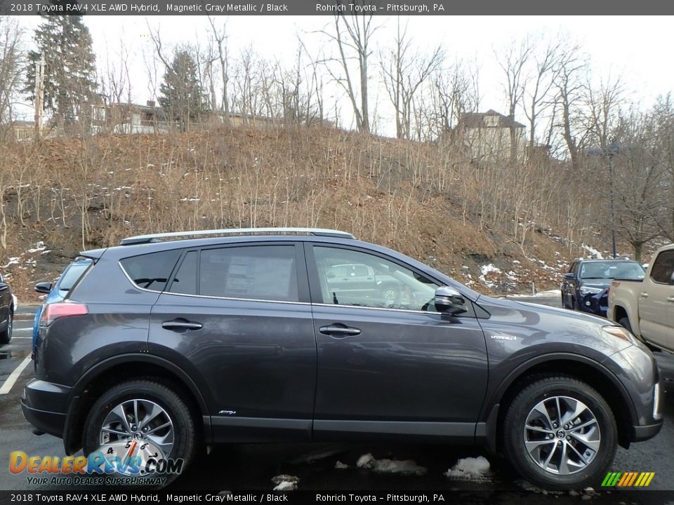 Magnetic Gray Metallic 2018 Toyota RAV4 XLE AWD Hybrid Photo #2