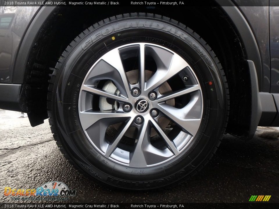 2018 Toyota RAV4 XLE AWD Hybrid Wheel Photo #5