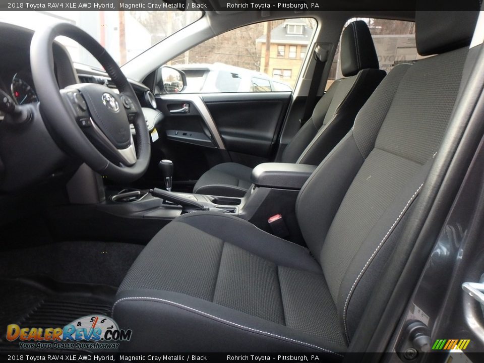 Front Seat of 2018 Toyota RAV4 XLE AWD Hybrid Photo #6