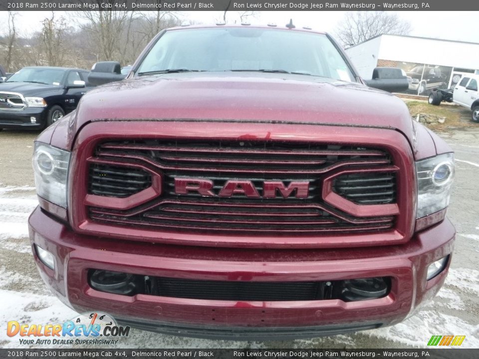 2018 Ram 2500 Laramie Mega Cab 4x4 Delmonico Red Pearl / Black Photo #8