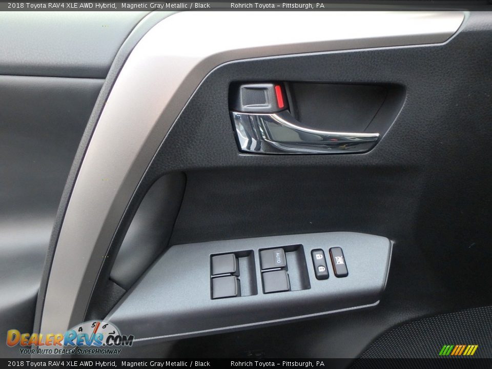 2018 Toyota RAV4 XLE AWD Hybrid Magnetic Gray Metallic / Black Photo #9