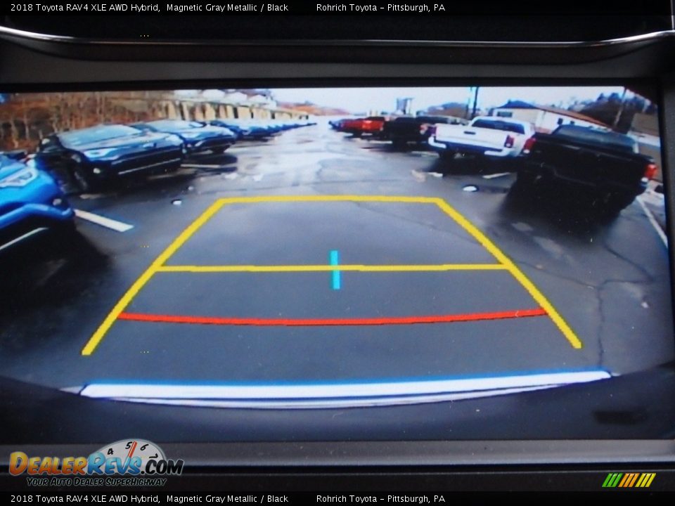 2018 Toyota RAV4 XLE AWD Hybrid Magnetic Gray Metallic / Black Photo #13