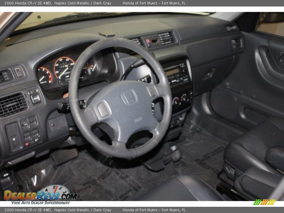 2000 Honda CR-V SE 4WD Naples Gold Metallic / Dark Gray Photo #12