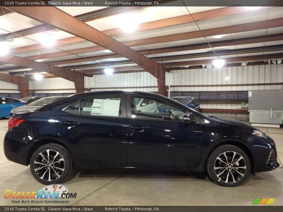 Galactic Aqua Mica 2018 Toyota Corolla SE Photo #2