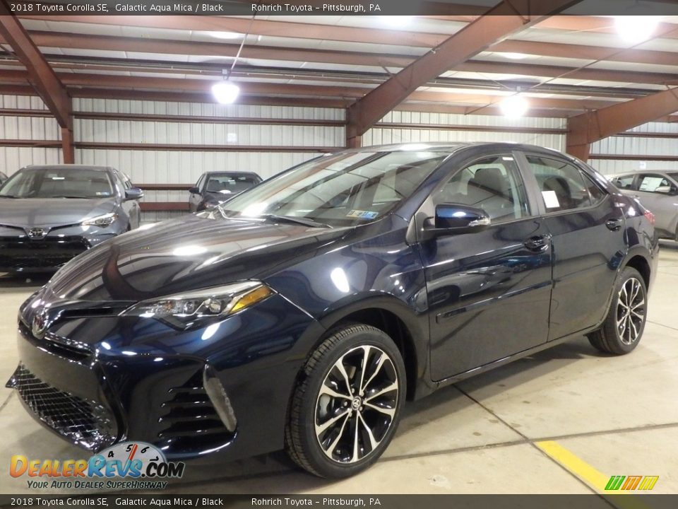 Galactic Aqua Mica 2018 Toyota Corolla SE Photo #4
