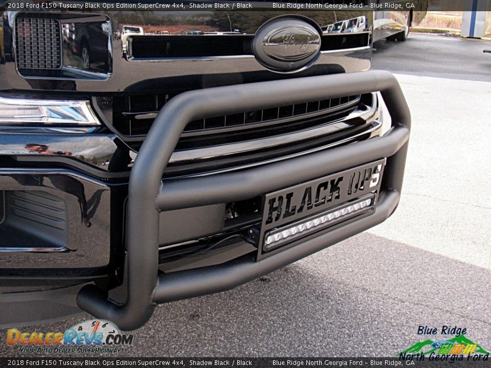 2018 Ford F150 Tuscany Black Ops Edition SuperCrew 4x4 Shadow Black / Black Photo #32