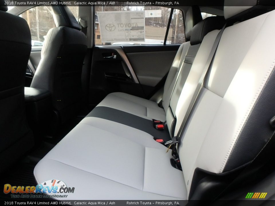 Rear Seat of 2018 Toyota RAV4 Limited AWD Hybrid Photo #7
