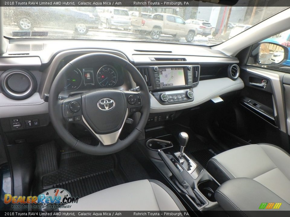 Front Seat of 2018 Toyota RAV4 Limited AWD Hybrid Photo #8