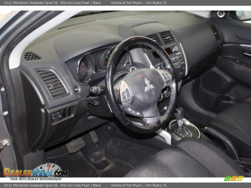 2012 Mitsubishi Outlander Sport SE Mercury Gray Pearl / Black Photo #15