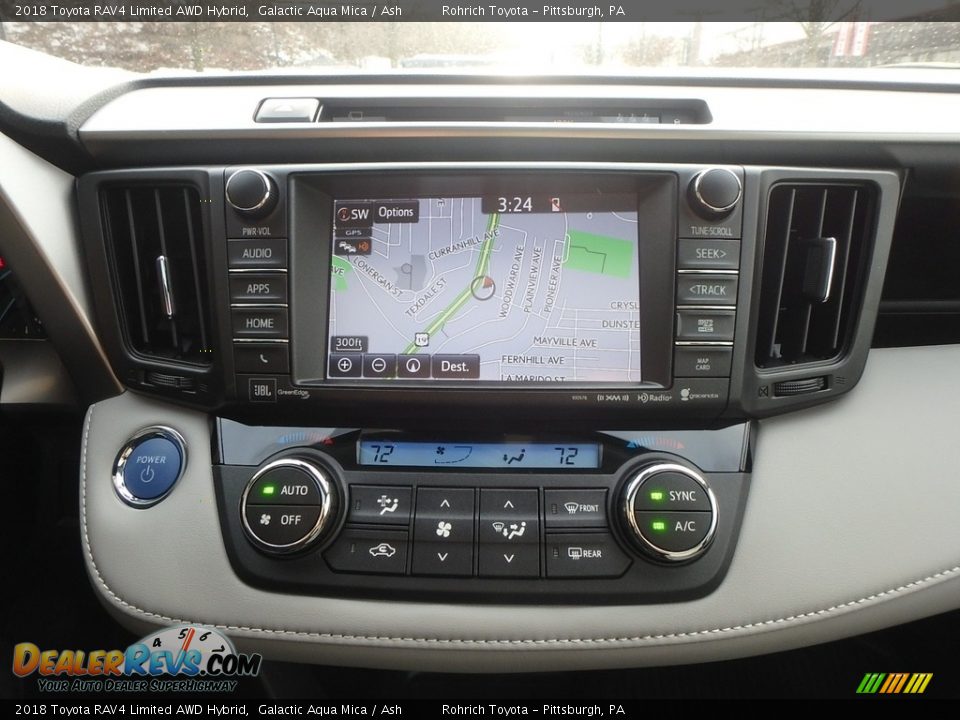 Navigation of 2018 Toyota RAV4 Limited AWD Hybrid Photo #13