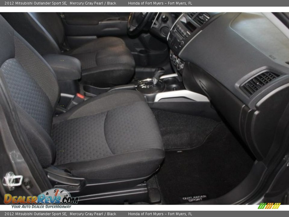 2012 Mitsubishi Outlander Sport SE Mercury Gray Pearl / Black Photo #36