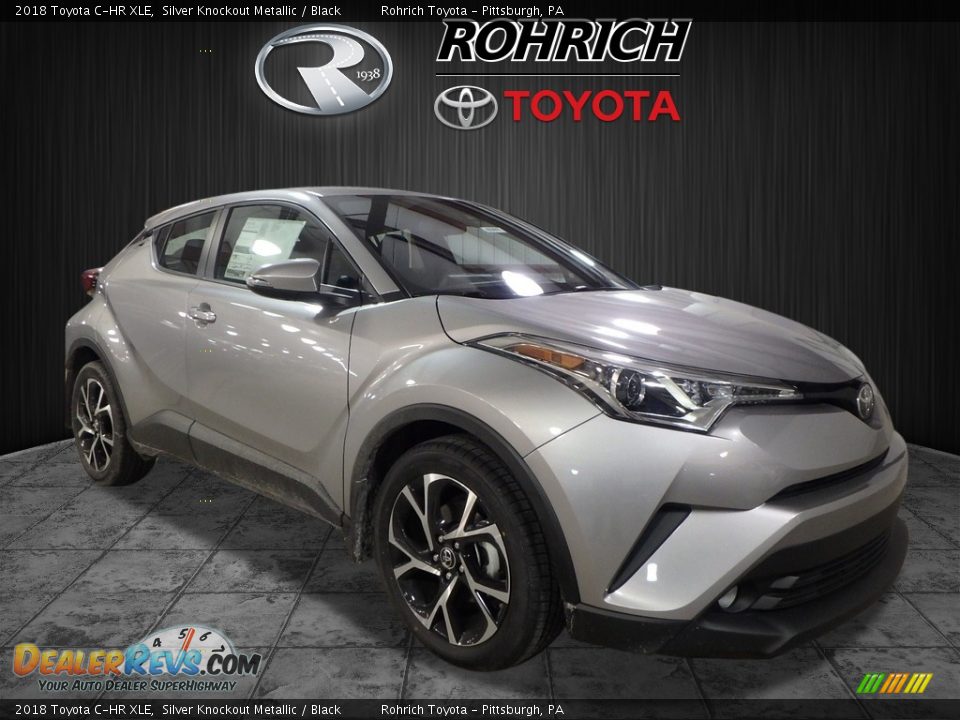 2018 Toyota C-HR XLE Silver Knockout Metallic / Black Photo #1