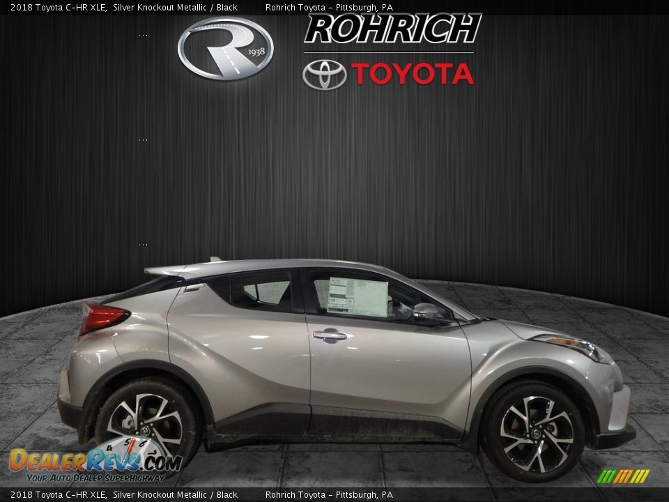 2018 Toyota C-HR XLE Silver Knockout Metallic / Black Photo #2