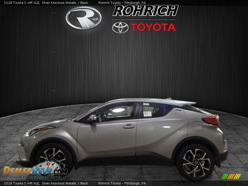 2018 Toyota C-HR XLE Silver Knockout Metallic / Black Photo #3