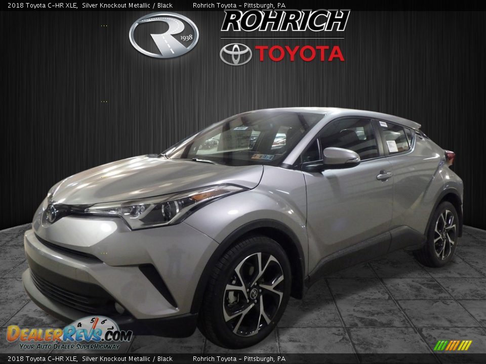 2018 Toyota C-HR XLE Silver Knockout Metallic / Black Photo #4