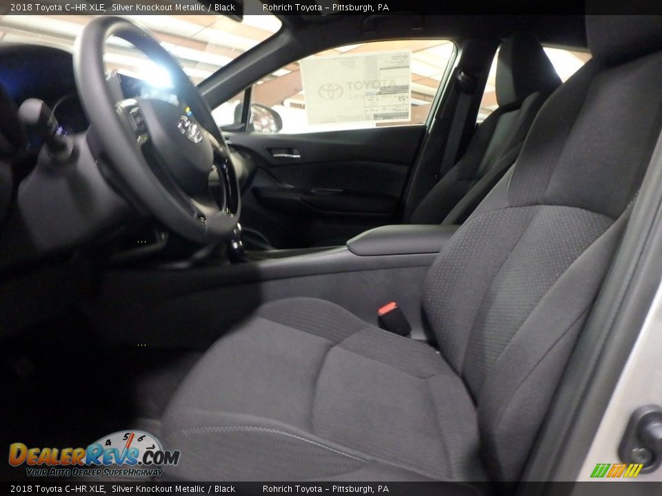 2018 Toyota C-HR XLE Silver Knockout Metallic / Black Photo #6