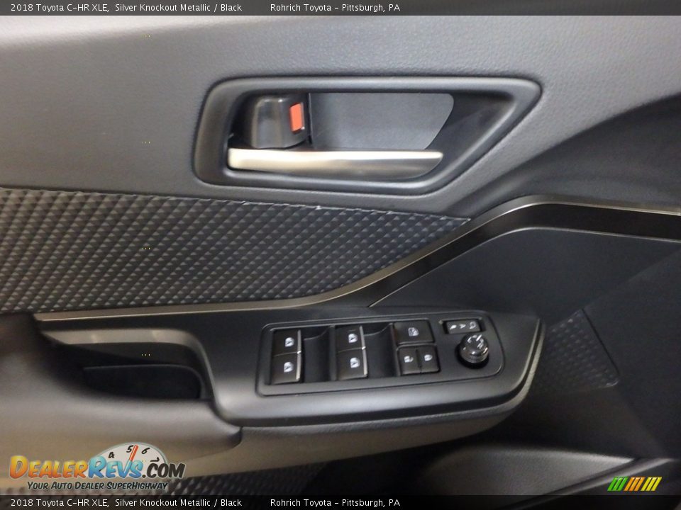 2018 Toyota C-HR XLE Silver Knockout Metallic / Black Photo #9