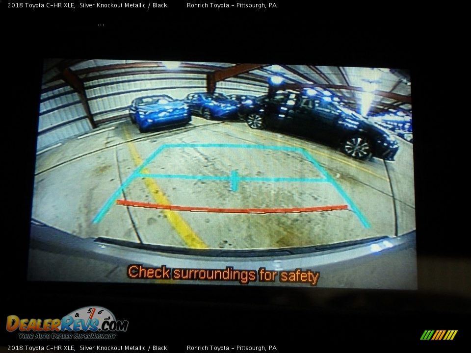 2018 Toyota C-HR XLE Silver Knockout Metallic / Black Photo #12