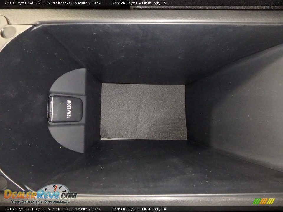 2018 Toyota C-HR XLE Silver Knockout Metallic / Black Photo #14
