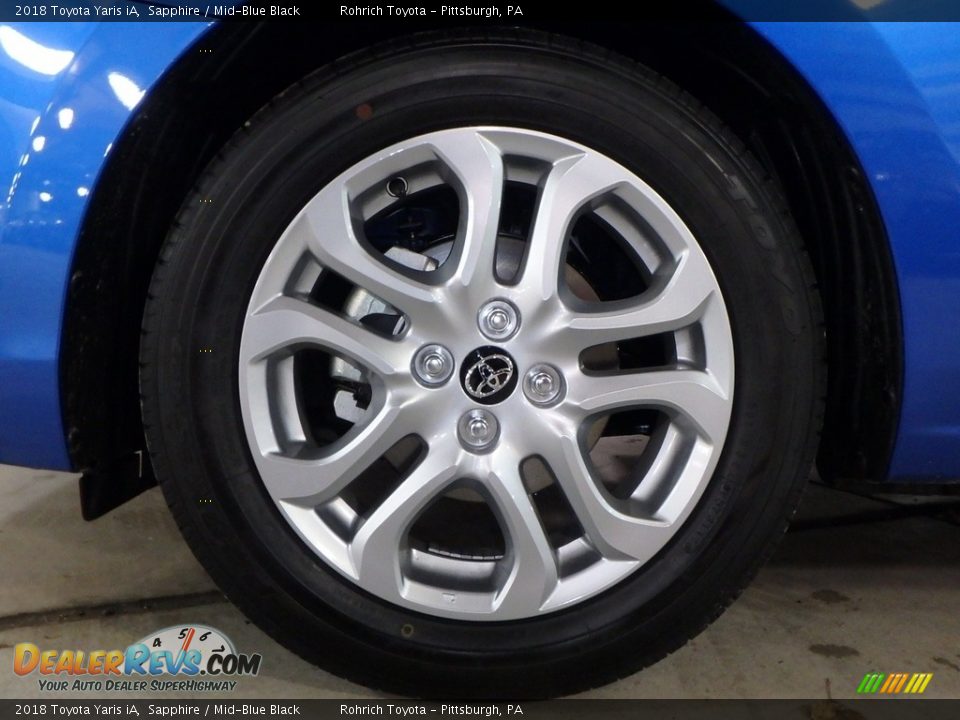 2018 Toyota Yaris iA Sapphire / Mid-Blue Black Photo #5