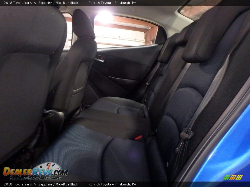 2018 Toyota Yaris iA Sapphire / Mid-Blue Black Photo #7