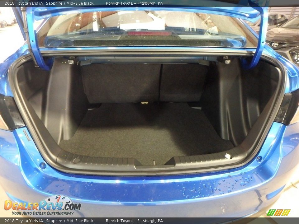 2018 Toyota Yaris iA Sapphire / Mid-Blue Black Photo #15