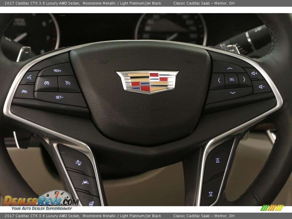 2017 Cadillac CT6 3.6 Luxury AWD Sedan Moonstone Metallic / Light Platinum/Jet Black Photo #8