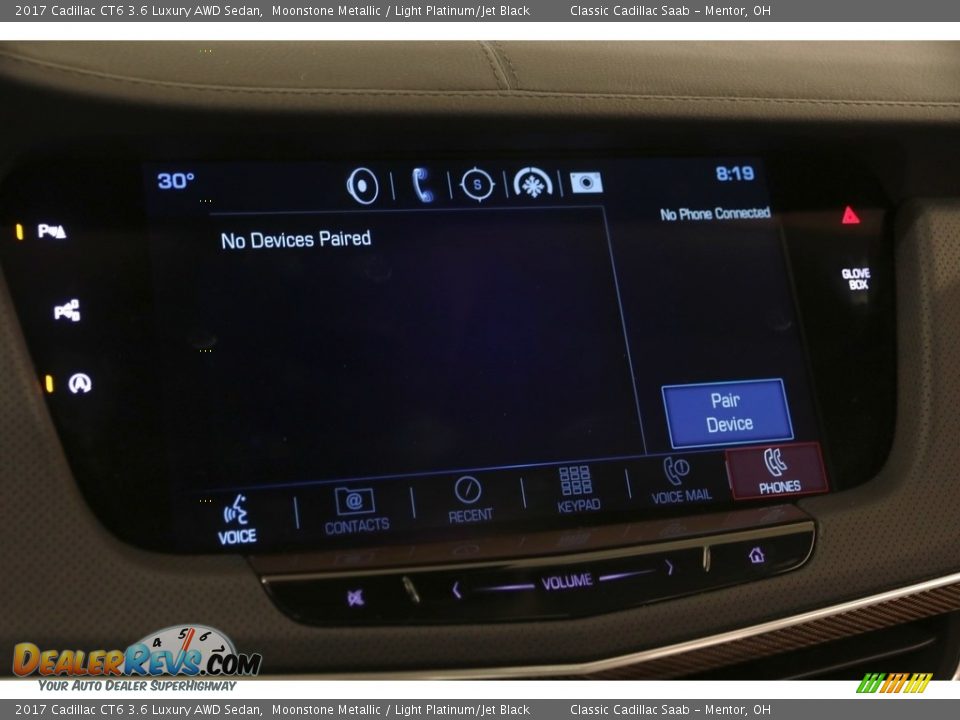 2017 Cadillac CT6 3.6 Luxury AWD Sedan Moonstone Metallic / Light Platinum/Jet Black Photo #14