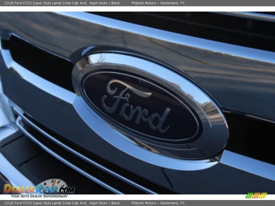 2018 Ford F250 Super Duty Lariat Crew Cab 4x4 Ingot Silver / Black Photo #4