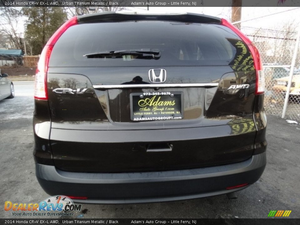 2014 Honda CR-V EX-L AWD Urban Titanium Metallic / Black Photo #5