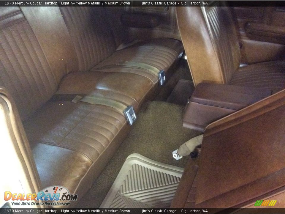 Rear Seat of 1970 Mercury Cougar Hardtop Photo #8