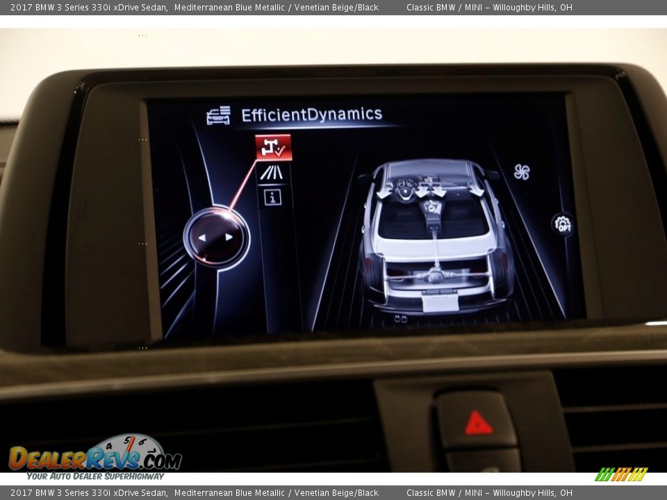 2017 BMW 3 Series 330i xDrive Sedan Mediterranean Blue Metallic / Venetian Beige/Black Photo #15