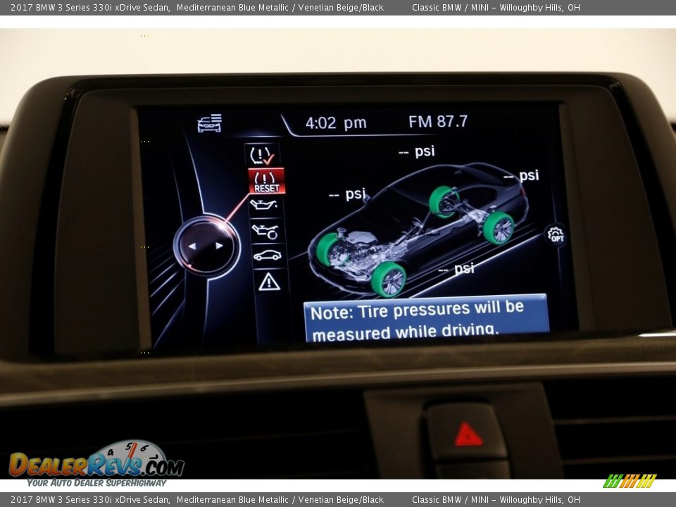 2017 BMW 3 Series 330i xDrive Sedan Mediterranean Blue Metallic / Venetian Beige/Black Photo #16