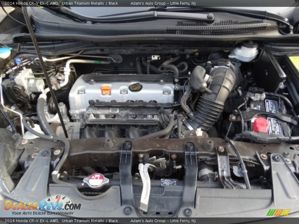 2014 Honda CR-V EX-L AWD Urban Titanium Metallic / Black Photo #28
