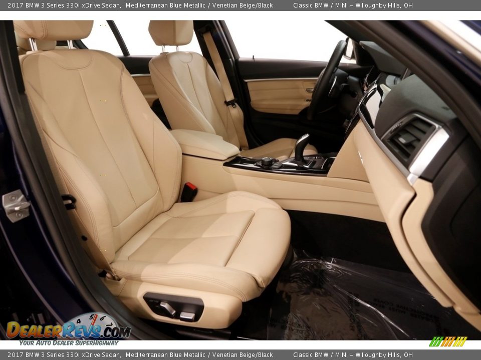 2017 BMW 3 Series 330i xDrive Sedan Mediterranean Blue Metallic / Venetian Beige/Black Photo #21