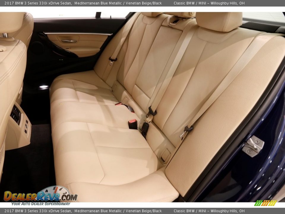 2017 BMW 3 Series 330i xDrive Sedan Mediterranean Blue Metallic / Venetian Beige/Black Photo #23