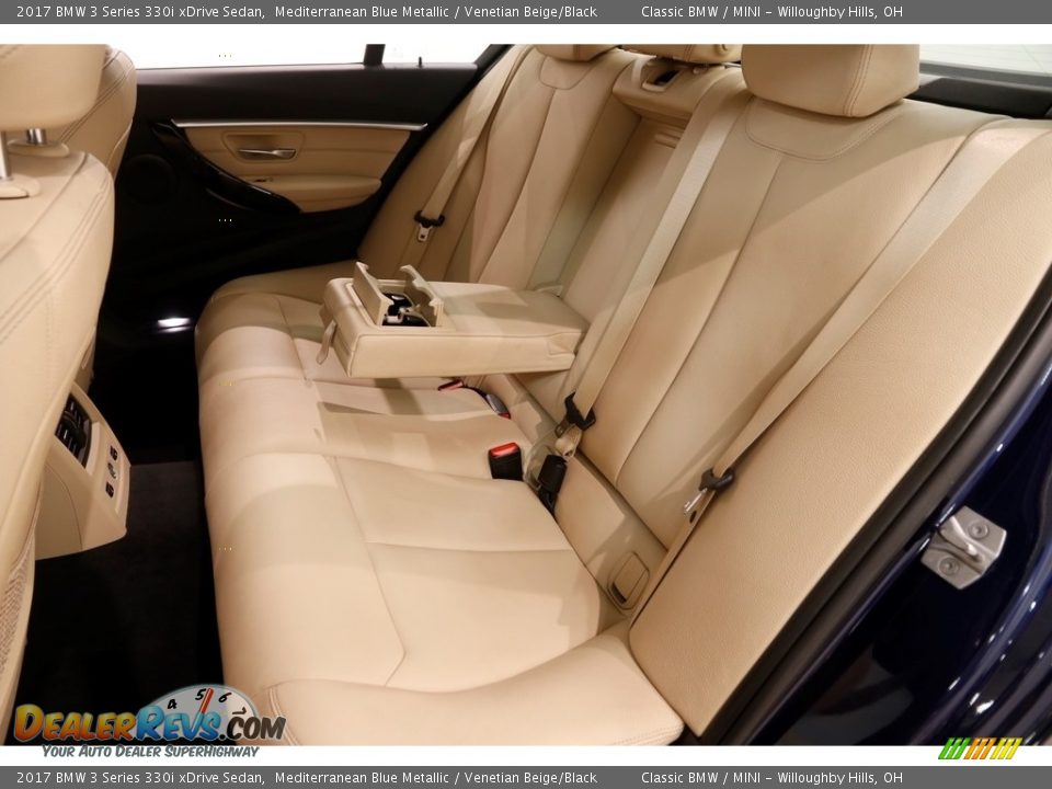 2017 BMW 3 Series 330i xDrive Sedan Mediterranean Blue Metallic / Venetian Beige/Black Photo #24