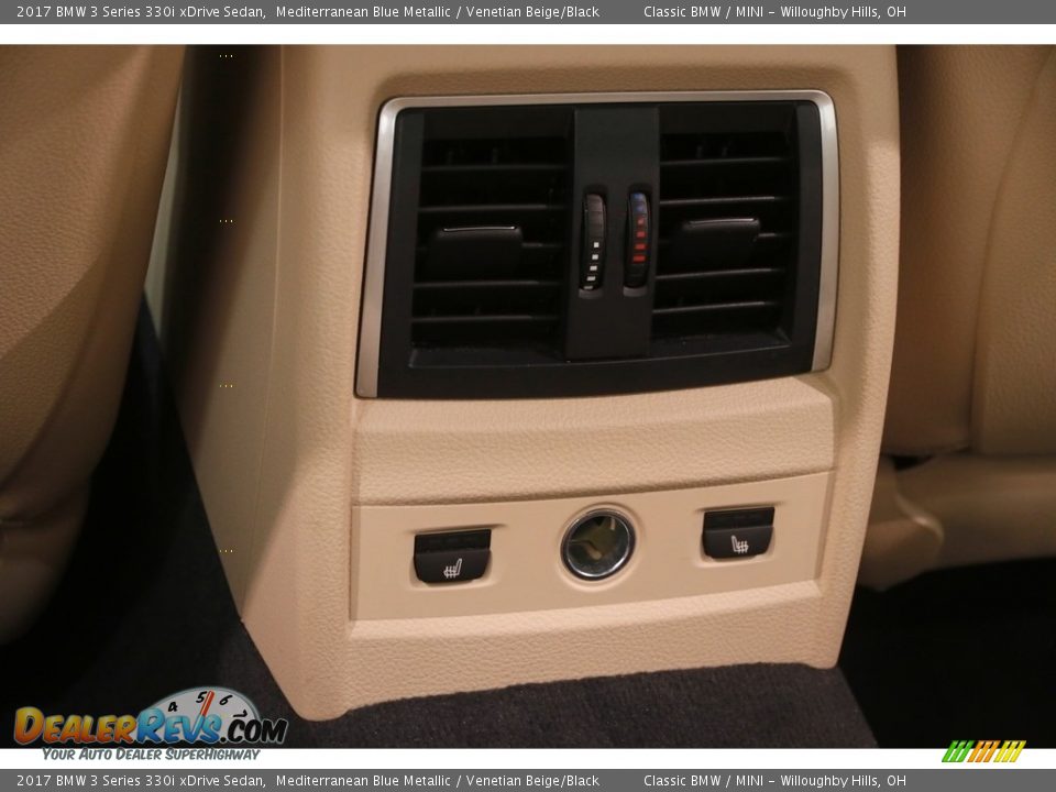 2017 BMW 3 Series 330i xDrive Sedan Mediterranean Blue Metallic / Venetian Beige/Black Photo #25