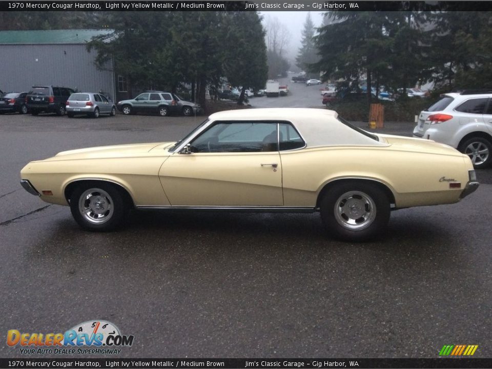 Light Ivy Yellow Metallic 1970 Mercury Cougar Hardtop Photo #28