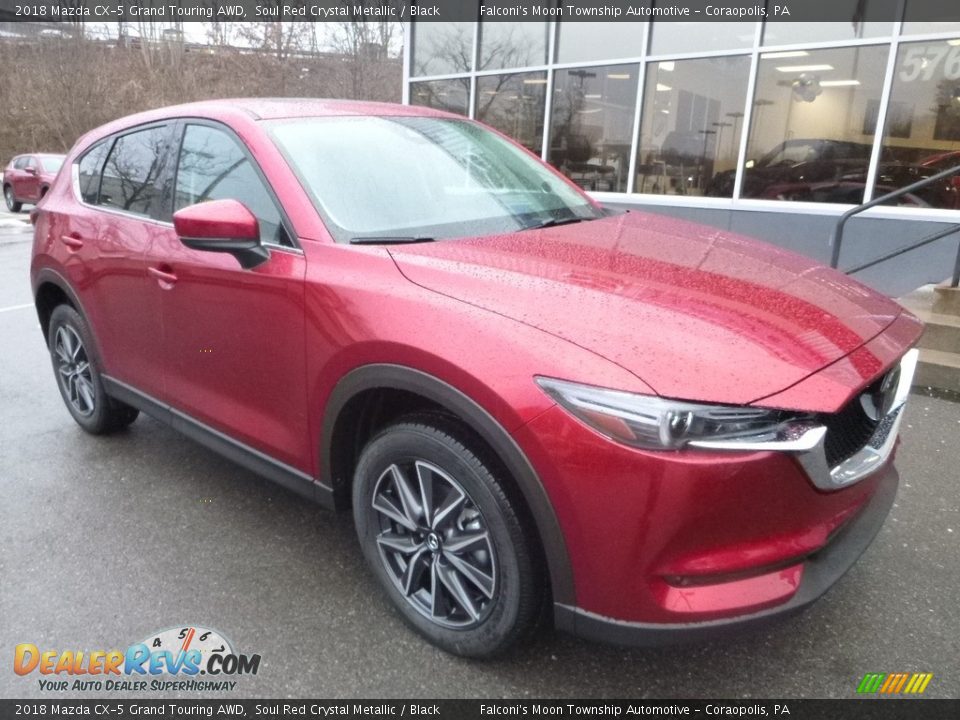 Front 3/4 View of 2018 Mazda CX-5 Grand Touring AWD Photo #3
