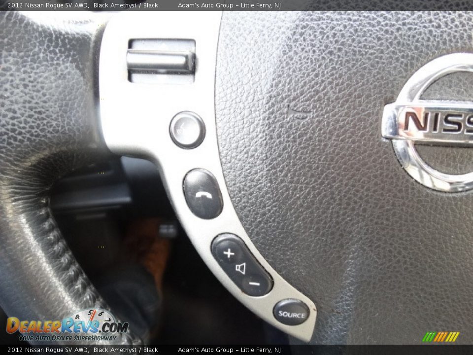2012 Nissan Rogue SV AWD Black Amethyst / Black Photo #21