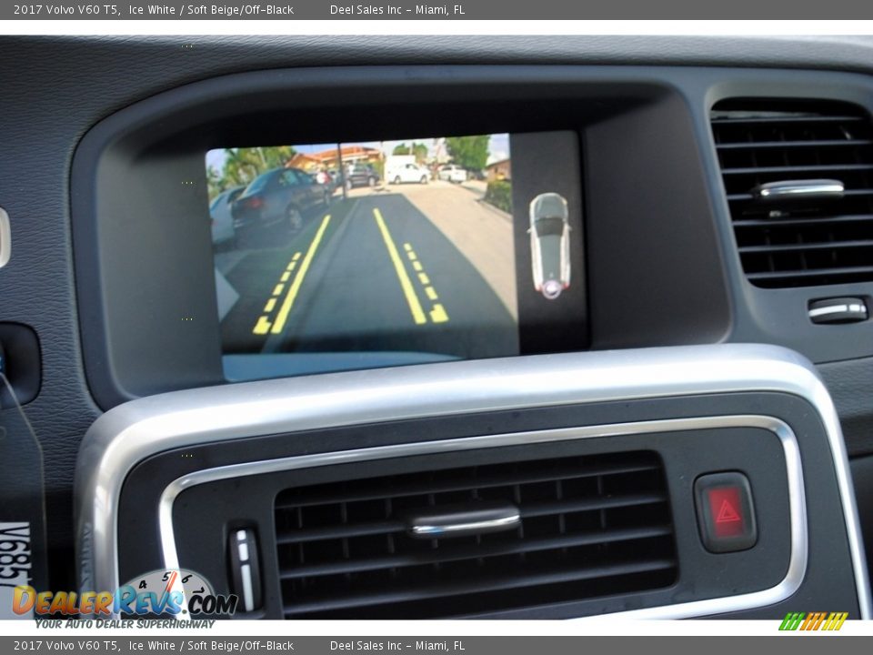 2017 Volvo V60 T5 Ice White / Soft Beige/Off-Black Photo #17