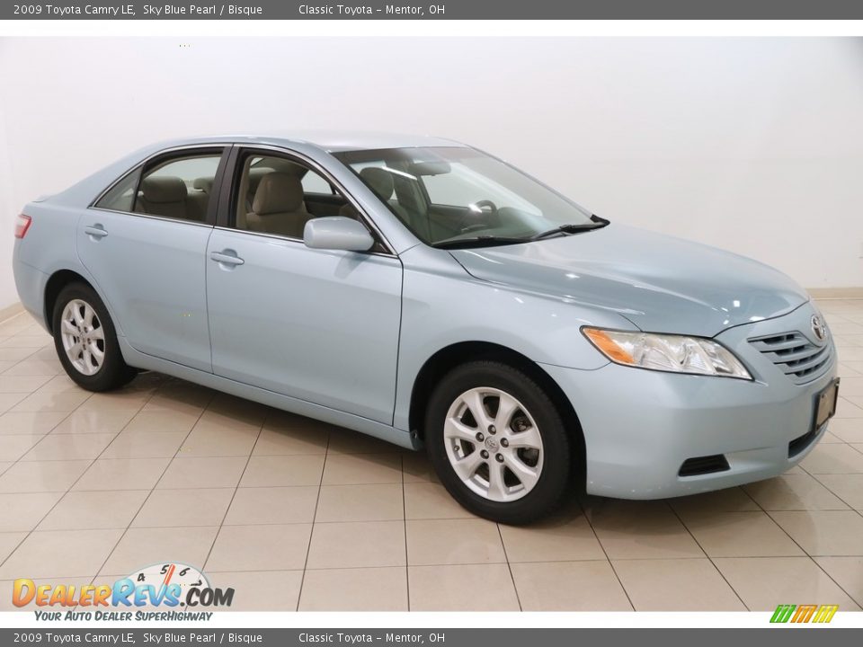 2009 Toyota Camry LE Sky Blue Pearl / Bisque Photo #1