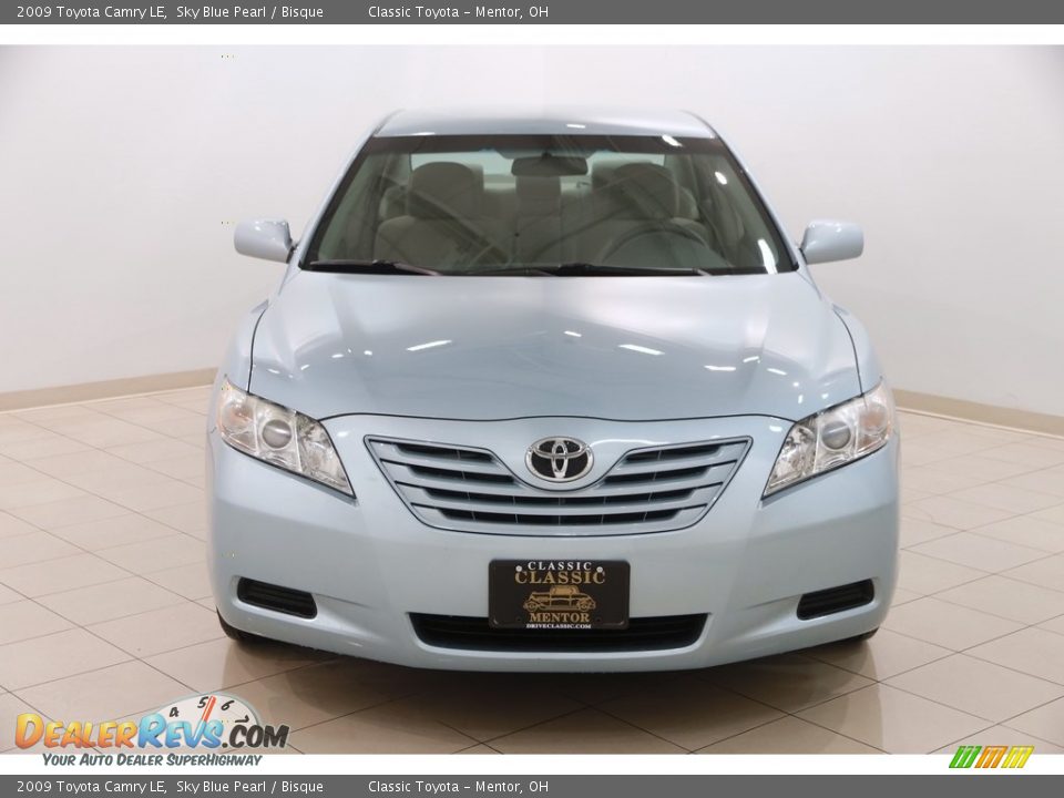 2009 Toyota Camry LE Sky Blue Pearl / Bisque Photo #2
