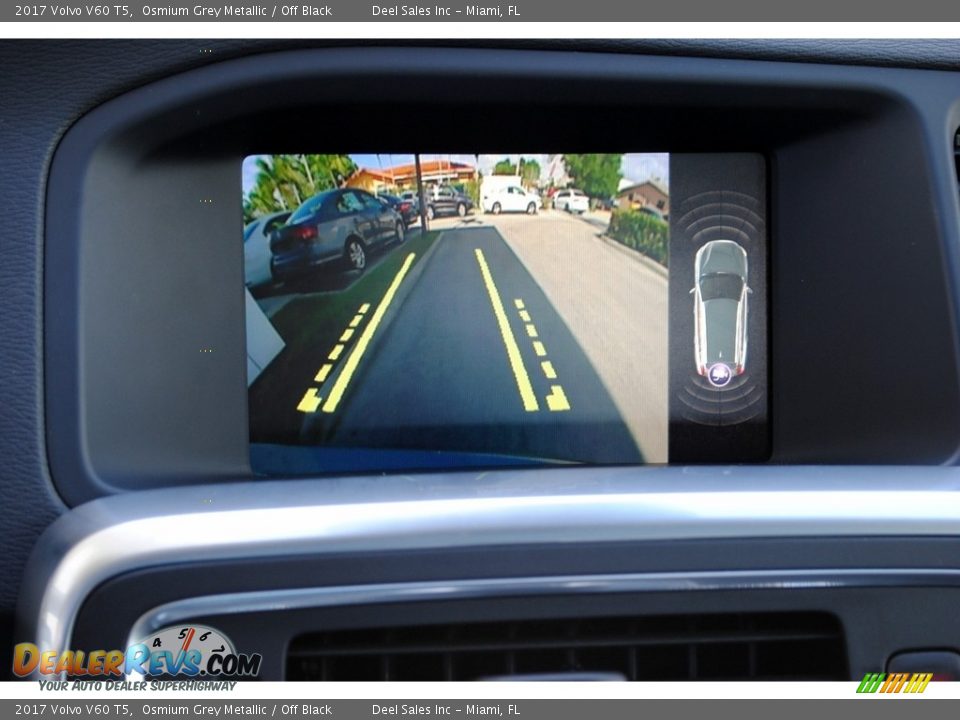 2017 Volvo V60 T5 Osmium Grey Metallic / Off Black Photo #17