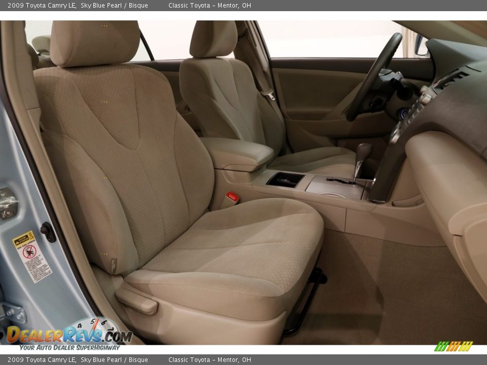 2009 Toyota Camry LE Sky Blue Pearl / Bisque Photo #12